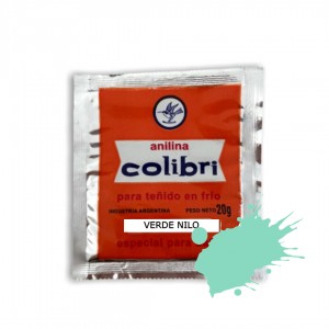 COLIBRI ANILINA VERDE NILO x 20gr